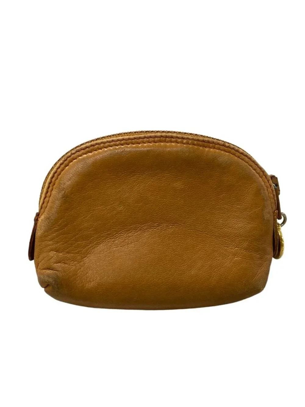 Chanel Coin Purse Dark Brown Gold Lambskin